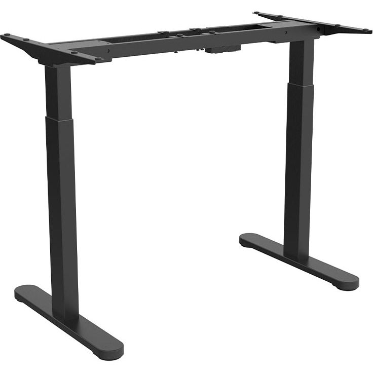 Senza marchio - Base da scrivania sit-stand, nera