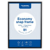 Europel - pel Click frame Economy, marco 25 mm, pie B1, negro
