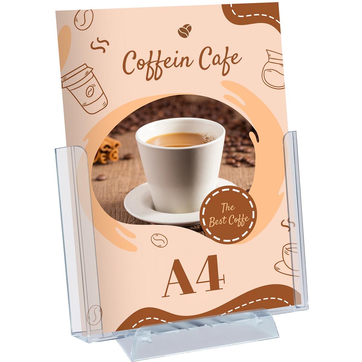 Europel - Brochure holder adjustable a4 a5 1/3 a4
