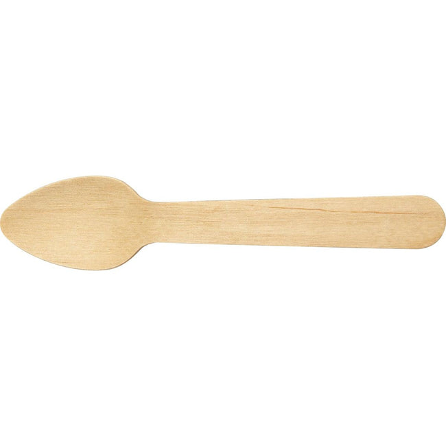 Conpax -  Koffielepel uit hout, 11 cm, pak van 250 stuks