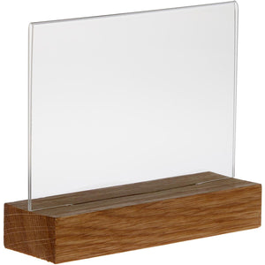 Europel -  pel folderhouder , met houten T-voet, ft A6, liggend