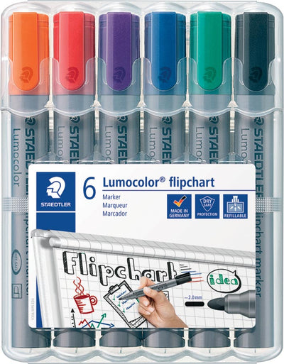 Staedtler - Markenmarker Lumocolor Flipchart 6 Stück