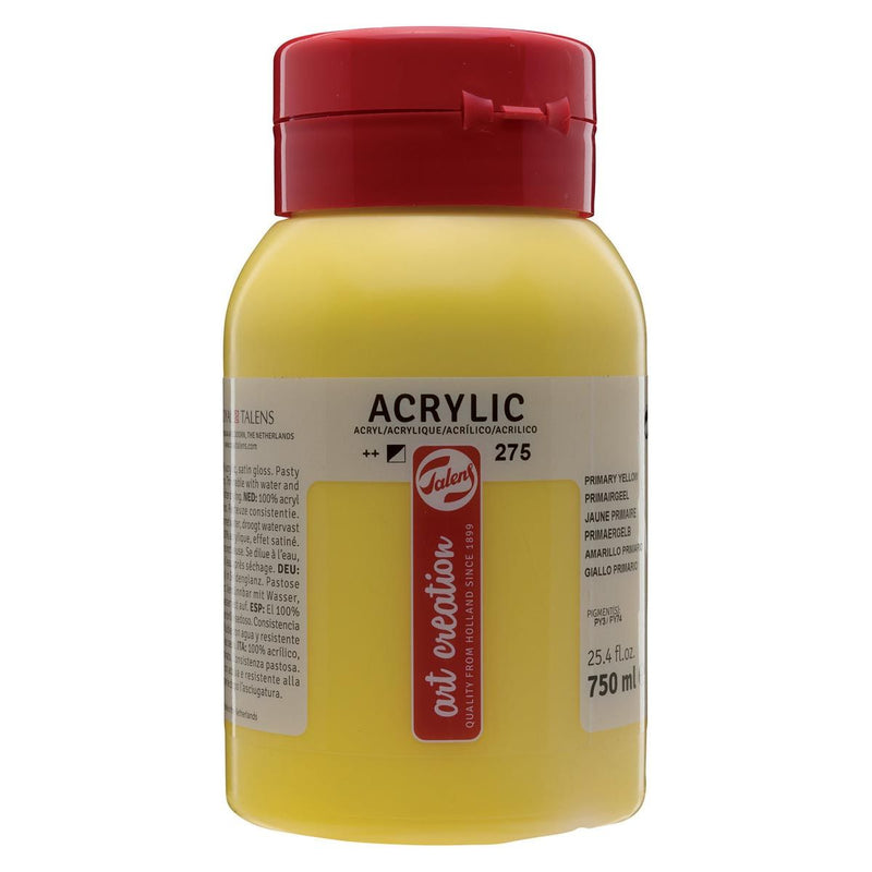 Talens Art Creation -  Art Creation acrylverf flacon van 750 ml, primairgeel