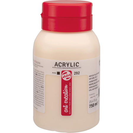 Talens -  Art Creation acrylverf flacon van 750 ml, napelsgeel rood licht