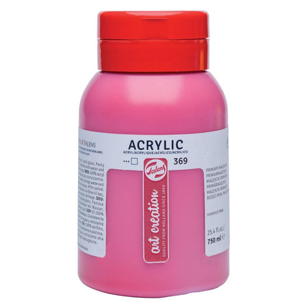 Talens Art Creation – Art Creation Acrylfarbe, Flasche mit 750 ml, Primärmagenta