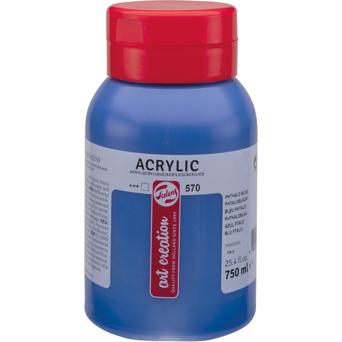 Talens -  Art Creation acrylverf flacon van 750 ml, phtaloblauw