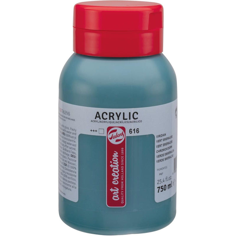 Talens -  Art Creation acrylverf flacon van 750 ml, vert émeraude