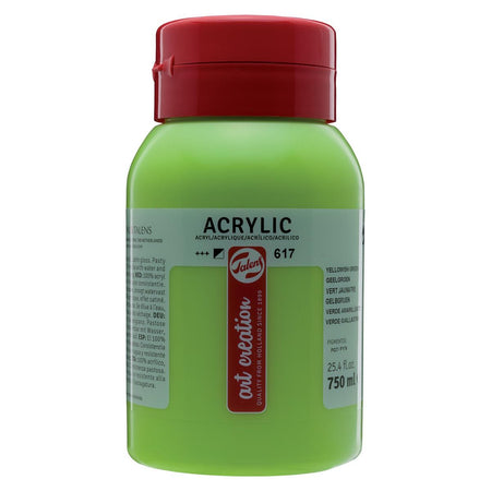 Talens Art Creation – Art Creation Acrylfarbe, Flasche mit 750 ml, gelbgrün