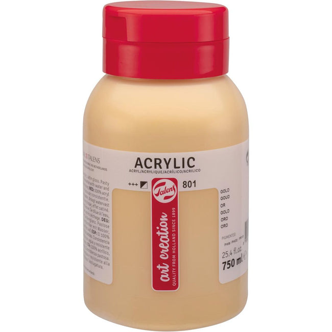 Talens - Art Creation acrylverf flacon van 750 ml, goud