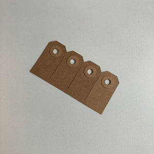Klika - Étiquettes éco-marron 25x50 mm / no. 0 1000 pièces 8 pièces