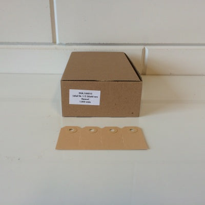 Klika - Manilla labels 30x60 mm no. 0.5 1000 pieces 7 pieces