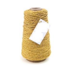 Cordon coton Lurex Twist Corde coton 300 mètres ocre / or ø2mm