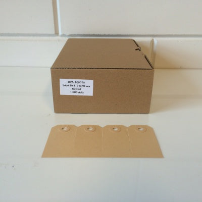 Klika - Etiquettes manille 35x70 mm no. 1 1000 pièces