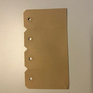 Klika - Etichette Manila 50x110 mm / n. 4,5 1000 pezzi 5 pezzi