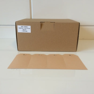 Klika - Etichette manilla 55x110 mm n. 5 1000 pezzi 5 pezzi