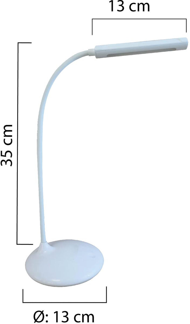 Unilux -  bureaulamp Nelly, wit (afbeelding 2)