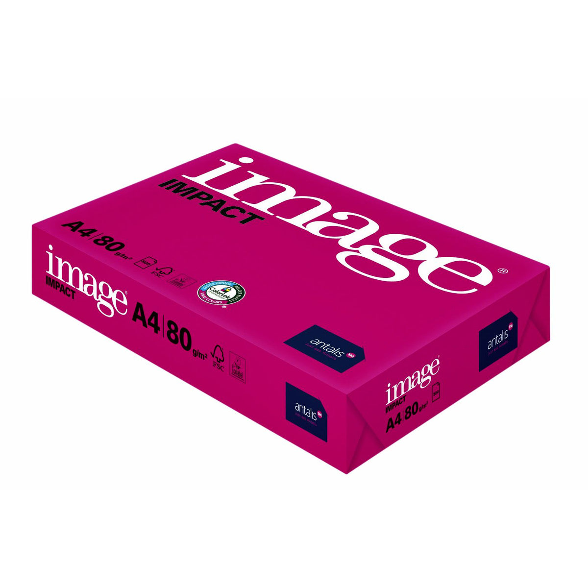 Image -  Kopieerpapier  impact a4 80gr wit | 5 stuks