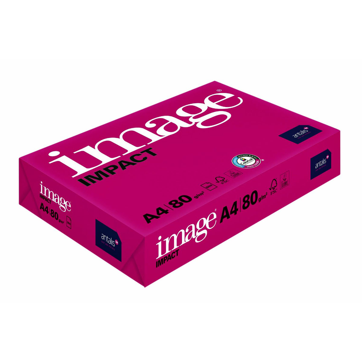 Image -  Kopieerpapier  impact a4 80gr wit | 5 stuks