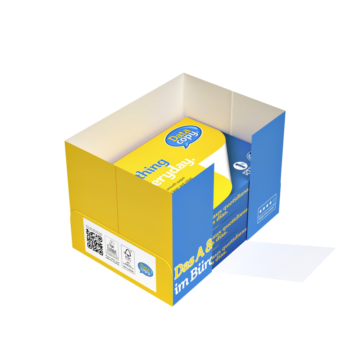 Datacopy -  Kopieerpapier  a4 80gr wit | 5 stuks
