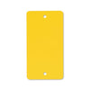 Klika -  PVC labels 54x108 mm geel 2 gaten 1000st