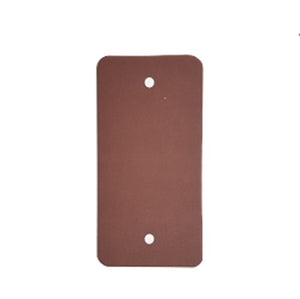 Klika -  PVC labels 54x108 mm bruin 2gaten 1000st