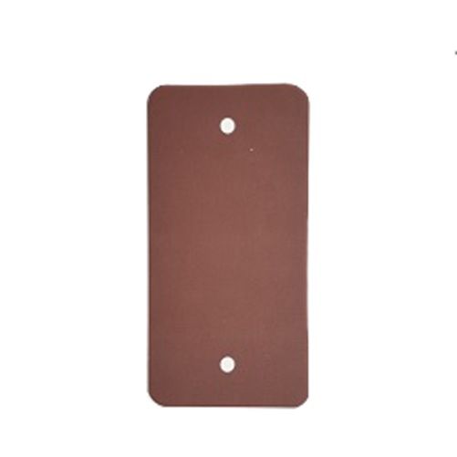 Klika -  PVC labels 54x108 mm bruin 2gaten 1000st