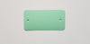 Klika - PVC labels 54x108 mm pastel green 2 holes