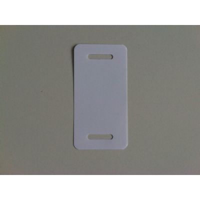 Klika -  Kupa-labels 54x110 mm wit 2 band-sleuven