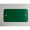 Klika - Etichetta metallica 65x120 mm verde 2 fori