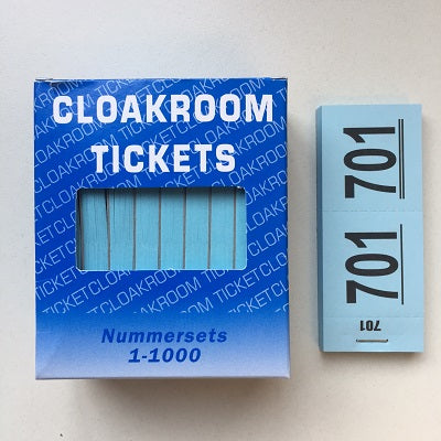 Klika - Nummerblokjes 1-1000 =set 10 boek BLAUW