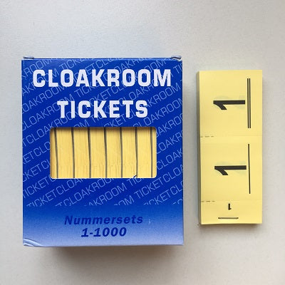 Klika -  Nummerblokjes 1-1000 =set 10 boek GEEL