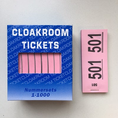 Klika - Nummerblokjes 1-1000 =set 10 boekje ROZE