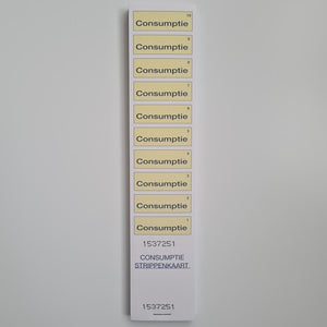 Klika - Cartoncini consumo GIALLO blocco 50 60 pezzi