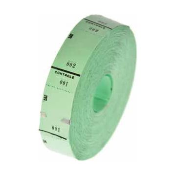 Klika - Ticketrol groen 30x65mm 1000 stuks20 stuks