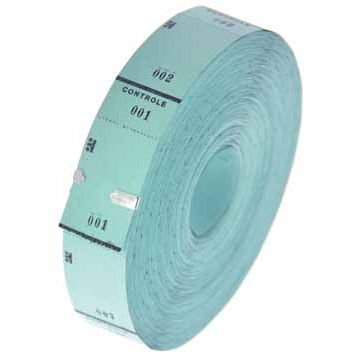Klika - Ticketrolle blau 30x65mm 1000 Stück