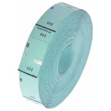 Klika - Ticketrol blauw 30x65mm 1000 stuks20 stuks