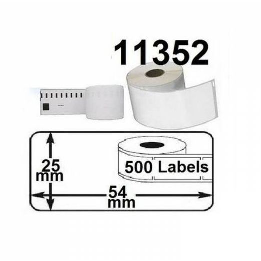 Klika - Etiquettes thermiques 54x25mm 500 par rouleau