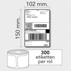 Klika - Thermal labels 102x150 core 25 removable