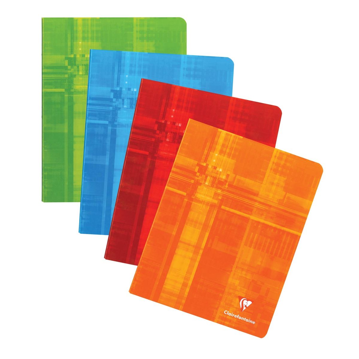 Clairefontaine - cuaderno ft 16,5 x 21 cm, 72 páginas, cuadriculado 5/5 mm, con margen