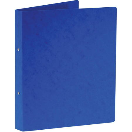 Bronyl - ring binder, for ft A4, made of glossy cardboard, 2 rings of 25 mm, blue
