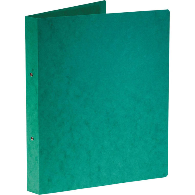 Bronyl - ring binder, for ft A4, made of glossy cardboard, 2 rings of 25 mm, green