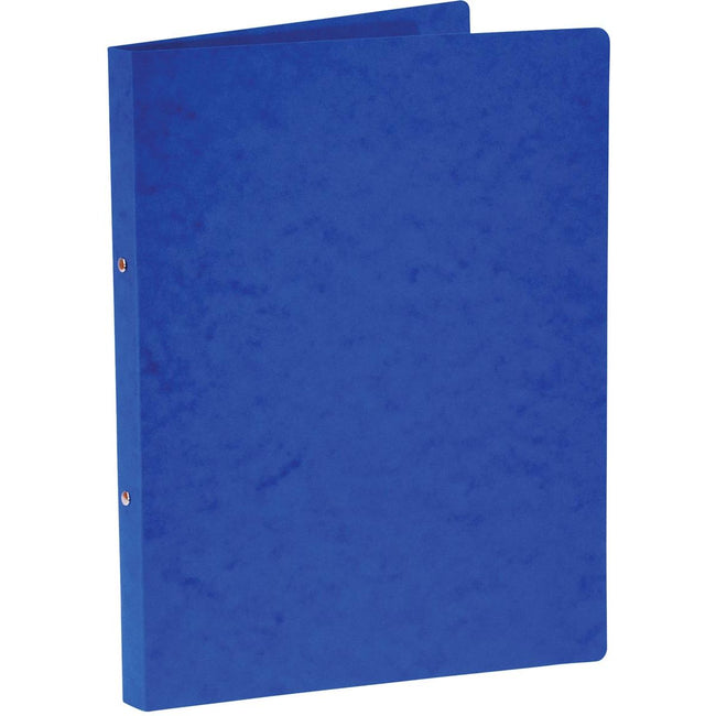 Bronyl -   ringmap, voor ft A4, uit glanskarton, 2 ringen van 16 mm, blauw