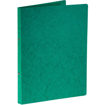 Bronyl - ring binder, for ft A4, made of glossy cardboard, 2 rings of 16 mm, green