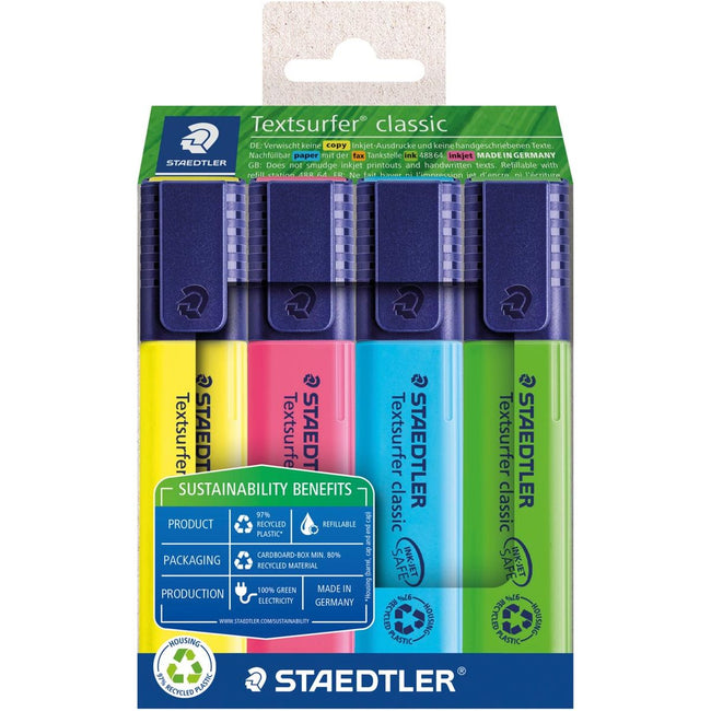 Staedtler - Marking Marker Textsurfer Classic, 4-Piece Penny