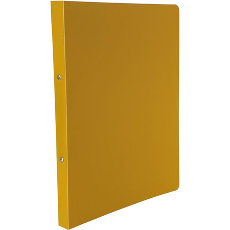 Bronyl - Nature ring binder, for ft A4, made of PP, 2 rings of 16 mm, mustard yellow