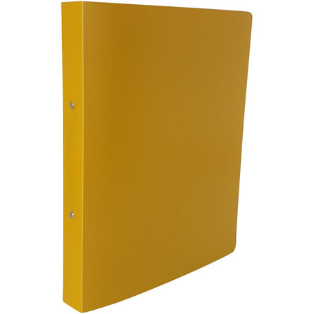Bronyl - Nature ring binder, for ft A4, made of PP, 2 rings of 25 mm, mustard yellow