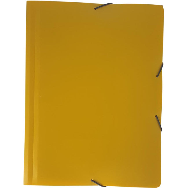 Cartella Bronyl - elasto Nature ft A3, in PP, giallo senape