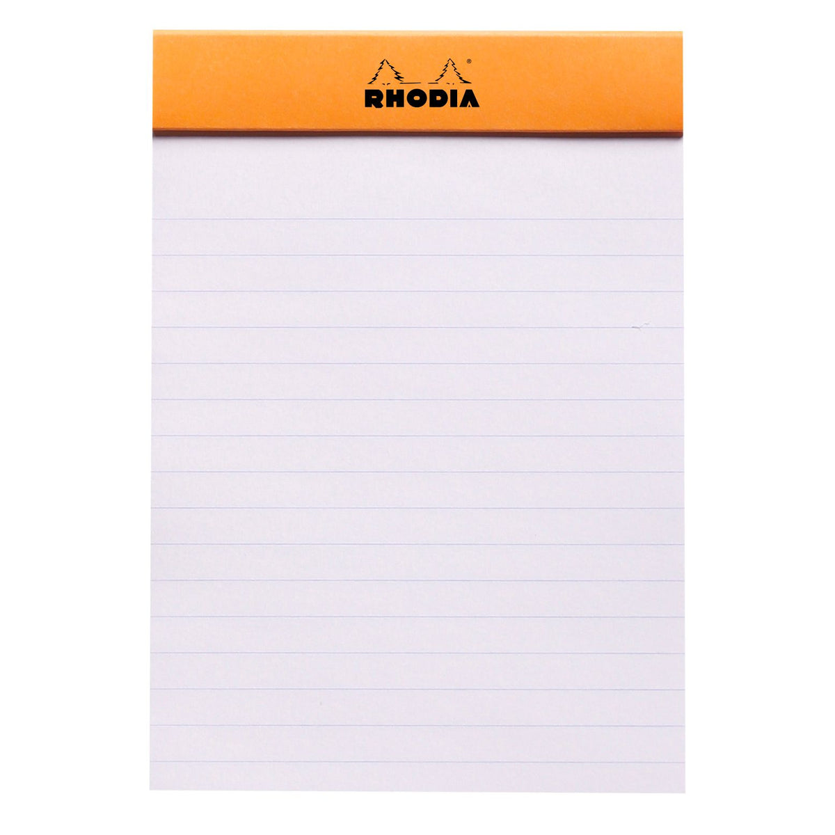 Rhodia -  Schrijfblok a6 lijn 80vel 80gr oranje | 10 stuks