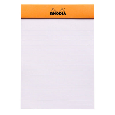 Rhodia -  Schrijfblok a6 lijn 80vel 80gr oranje | 10 stuks