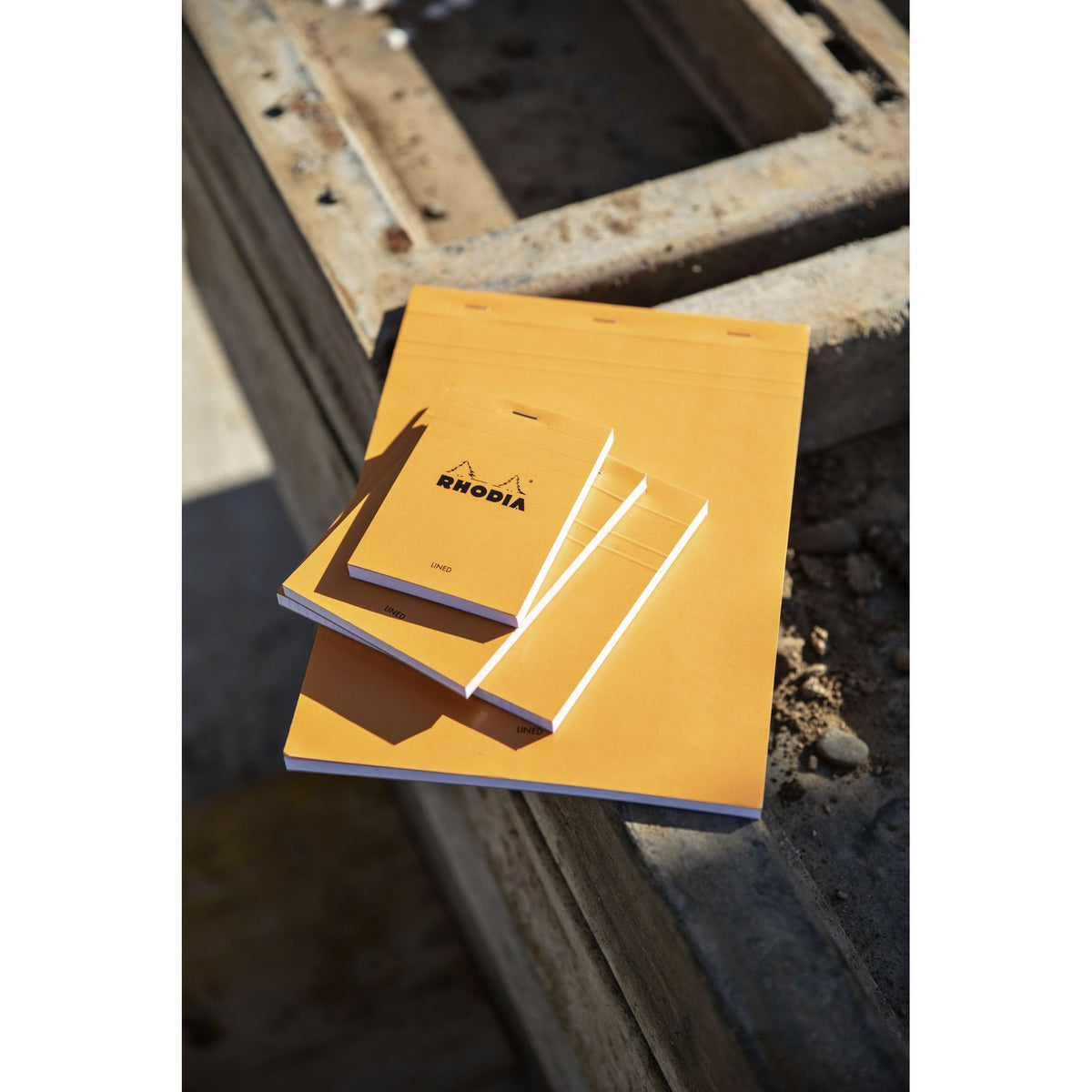 Rhodia -  Schrijfblok a6 lijn 80vel 80gr oranje | 10 stuks